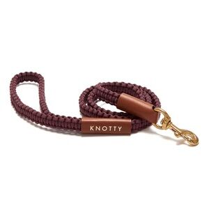 Knotty Merlot Dog Leash